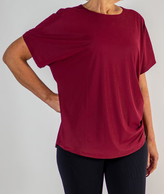 Airy adjustable top, Wine red