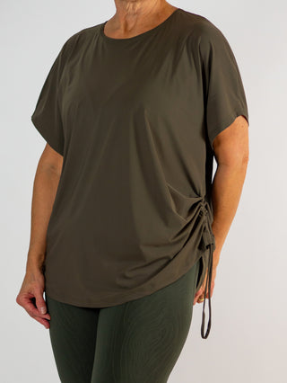 Airy adjustable top, Khaki green