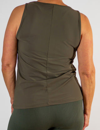 Cool singlet, Khaki green