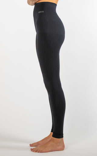 Pine Seamless Supportive Tights Black