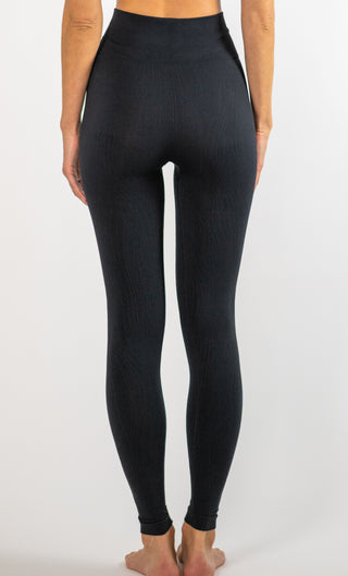Pine Seamless Supportive Tights Black