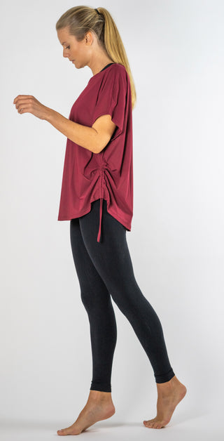 Airy Adjustable Top Wine Red