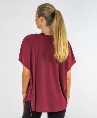 Airy Adjustable Top Wine Red