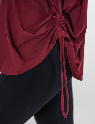 Airy Adjustable Top Wine Red