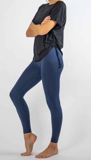 Pine Seamless Supportive Tights Navy