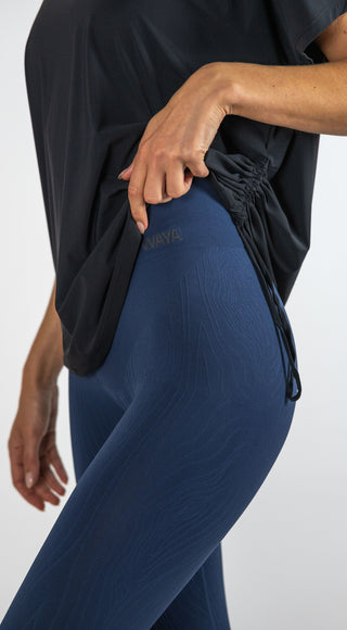 Pine Seamless Supportive Tights Navy
