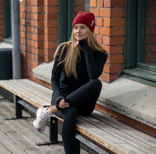Wool Hat Wine Red