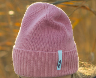 Wool Hat Dusty Rose